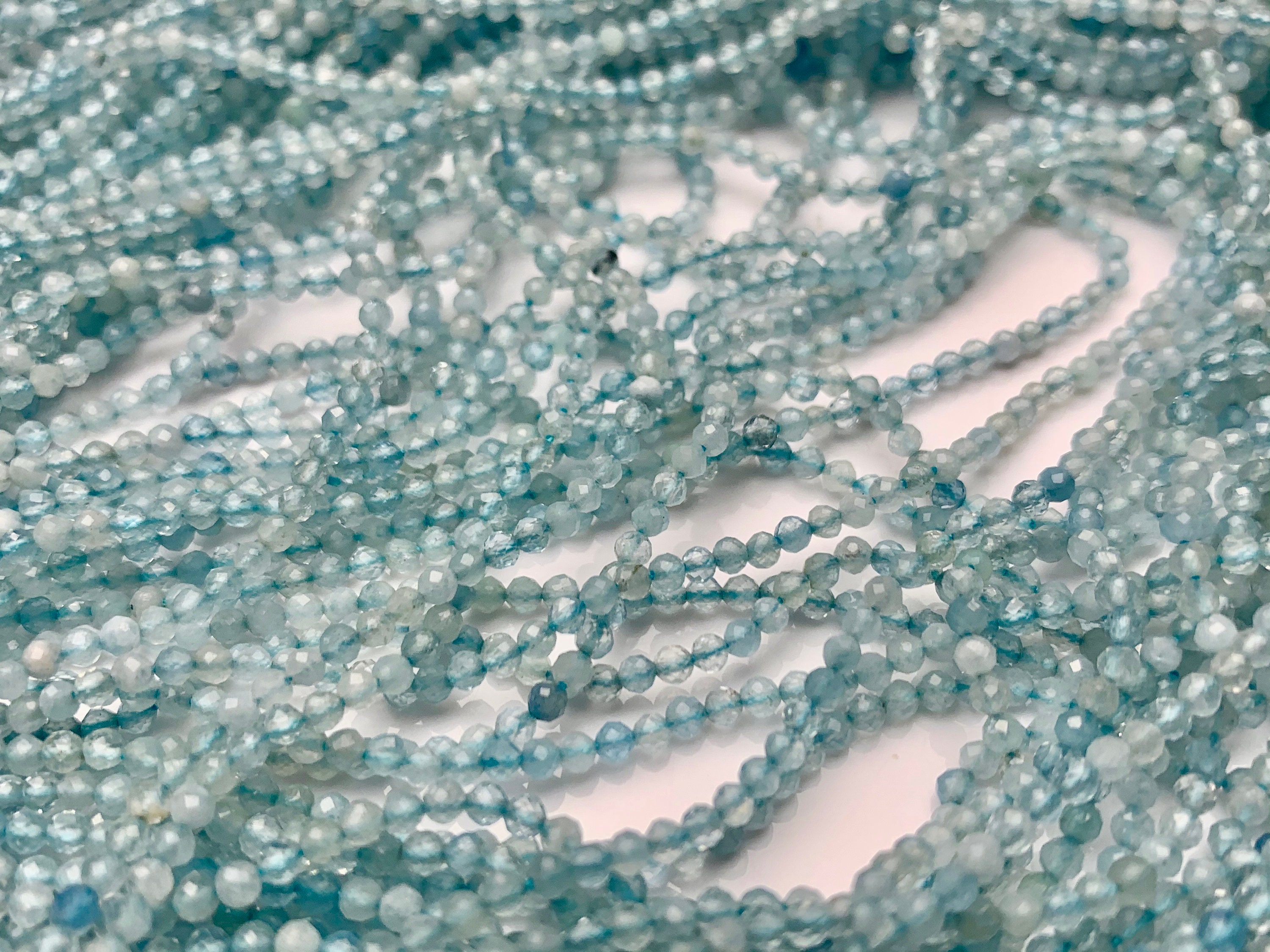 Perline Di Pietra Preziosa Rotonda Sfaccettata Graduata In Giada - Foto 6