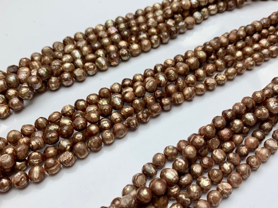 ヴィンテージ 希少　ポテトパールビーズ　サイズミックス　うぐいすグリーン 13-16 mm AAA 希少ジャンボ天然シャンパン海藻ピンクカラーバロック