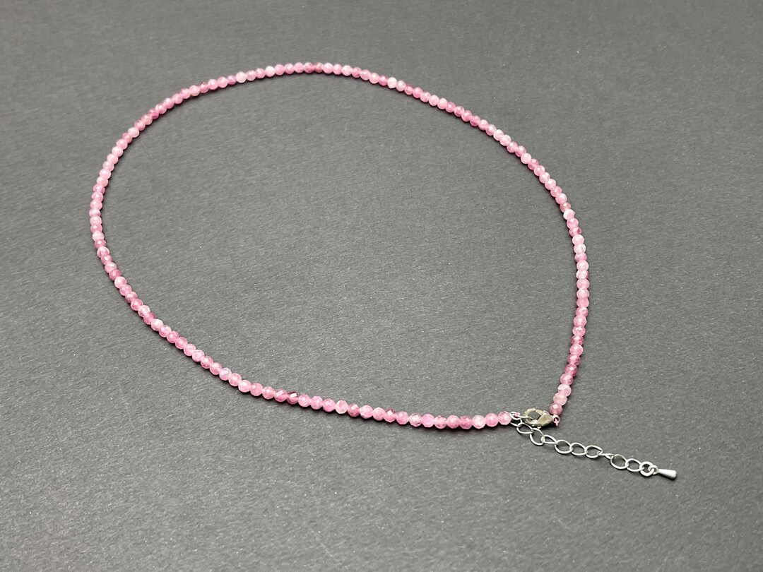 HOBBIESAY 2 Fili Di Perline Sfaccettate In Tormalina Naturale Da 3 - Foto 7