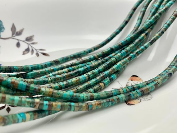 Turquoise heishi best sale