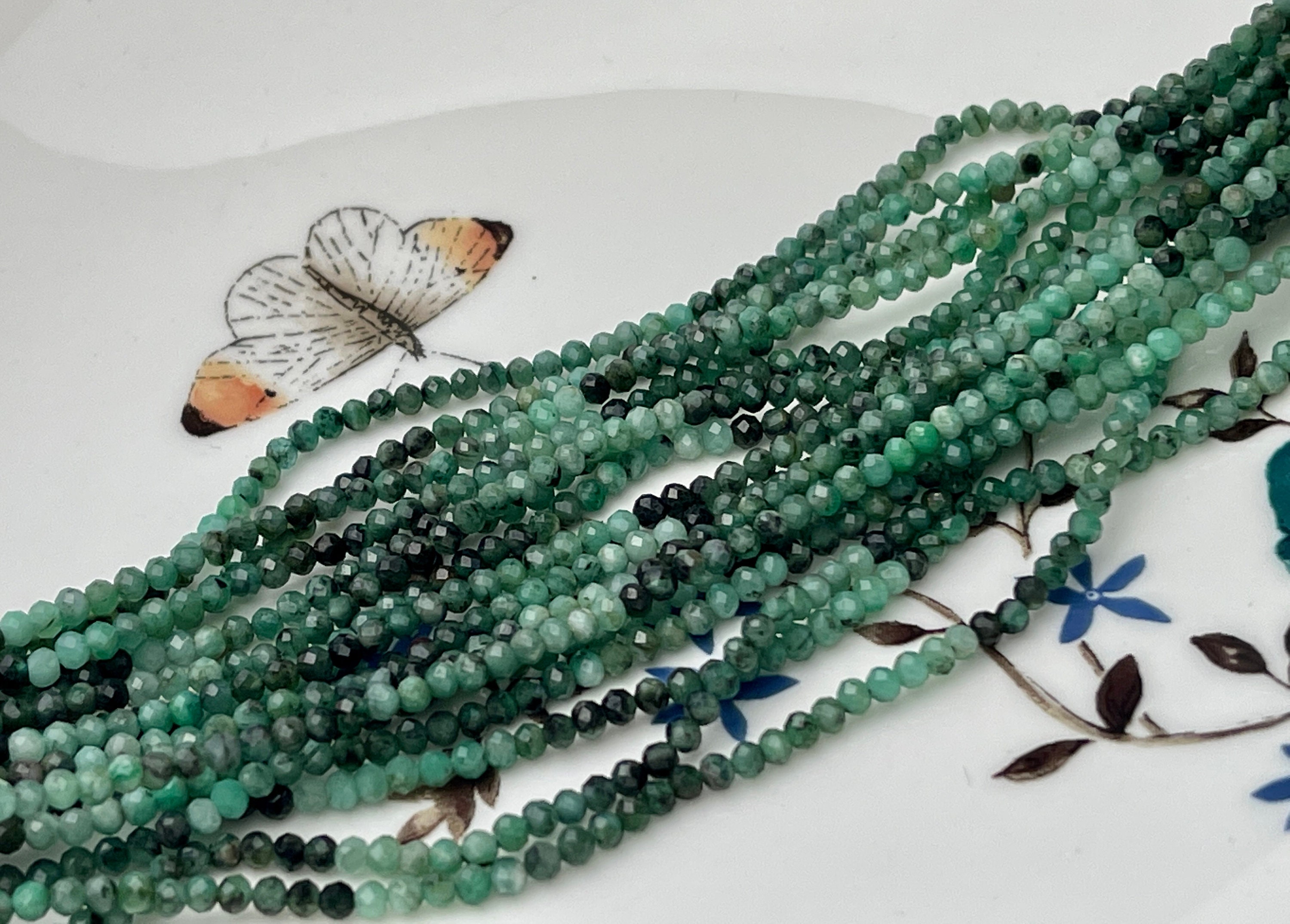 Fluorite Verde - Filo Di Sfere Sfaccettate Da 12mm - Fili Di Pietre E - Foto 11