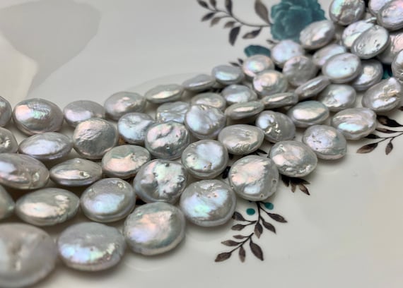 Flat pearl deals beads