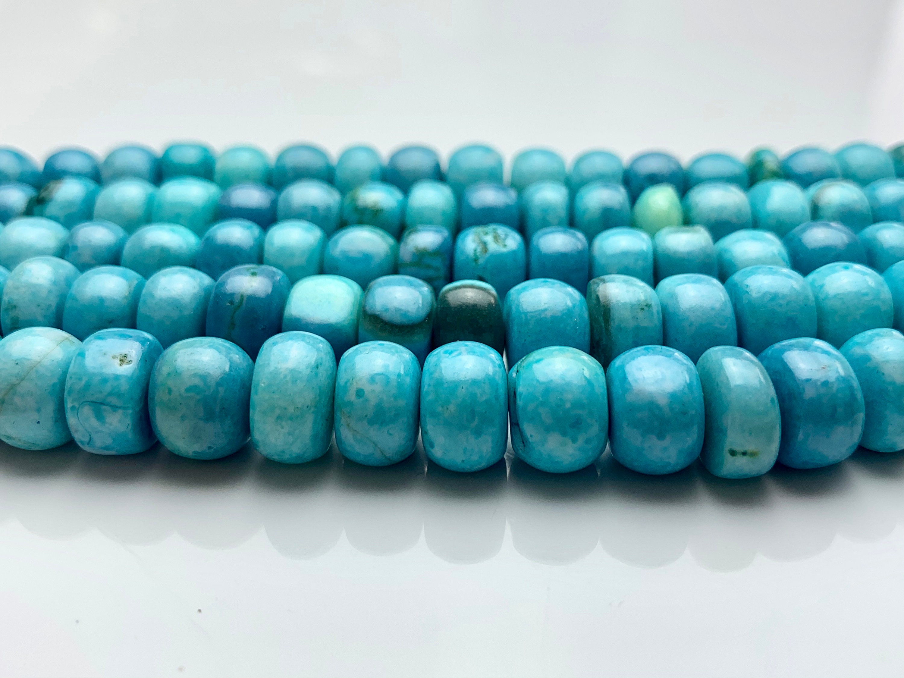 7-11 mm 100% オールナチュラル スムース ロンデル ブルー ブレンド 