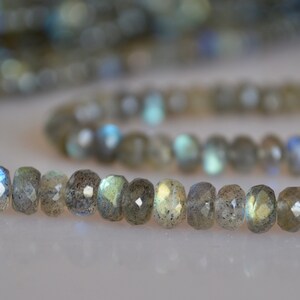 Quality Gemstone Beads 16 Inches Strand Tyre SKU#BCI1252 5.5 MM Size Wholesale Beads Natural Labradorite Smooth Heishi 100 Cts