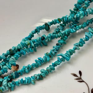 3-4x5-6 mm Natural Light Blue Turquoise Gemstone Good Quality Small Genuine Turquoise Chips #2072