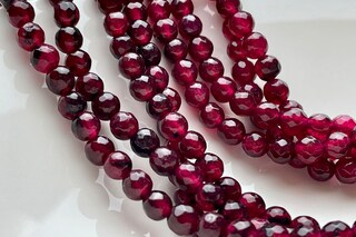 100 Perle Ametista Naturale 6mm Per Bracciali E Collane - Pietre Preziose Rotonde Per Creazione Gioielli Fai Da Te - Foro 0.8mm