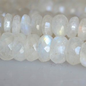 5mm 6mm 7mm 8mm 9mm 10mm AAA 100% All Natural Top Quality Rainbow Moonstone Beads Genuine Translucent Color Moonstone 8 Inches #2080