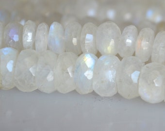 5mm 6mm 7mm 8mm 9mm 10mm AAA 100% All Natural Top Quality Rainbow Moonstone Beads Genuine Translucent Color Moonstone 8 Inches #2080