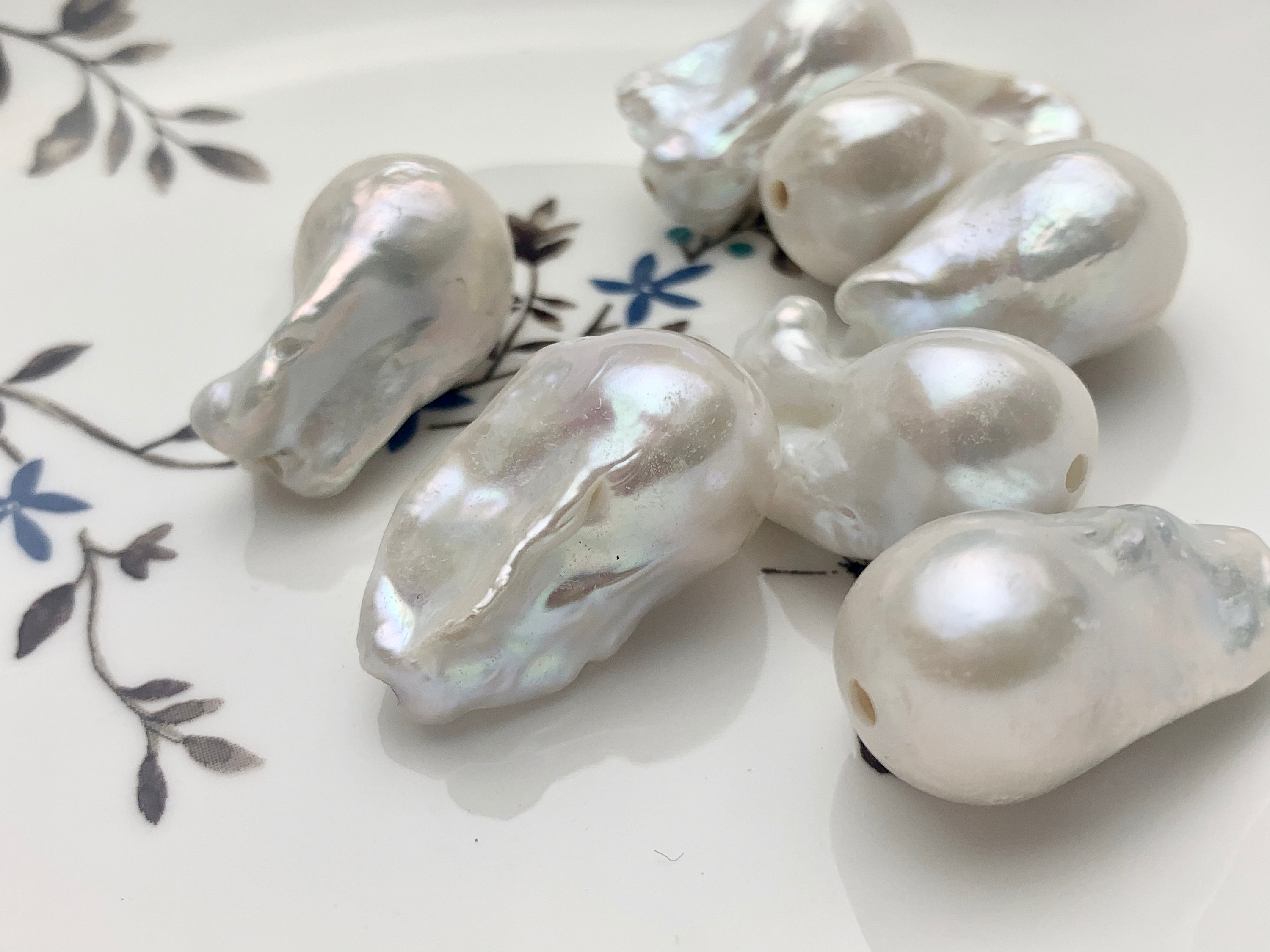 CZ Drop Earrings with Pearls for the Bride - Cassandra Lynne