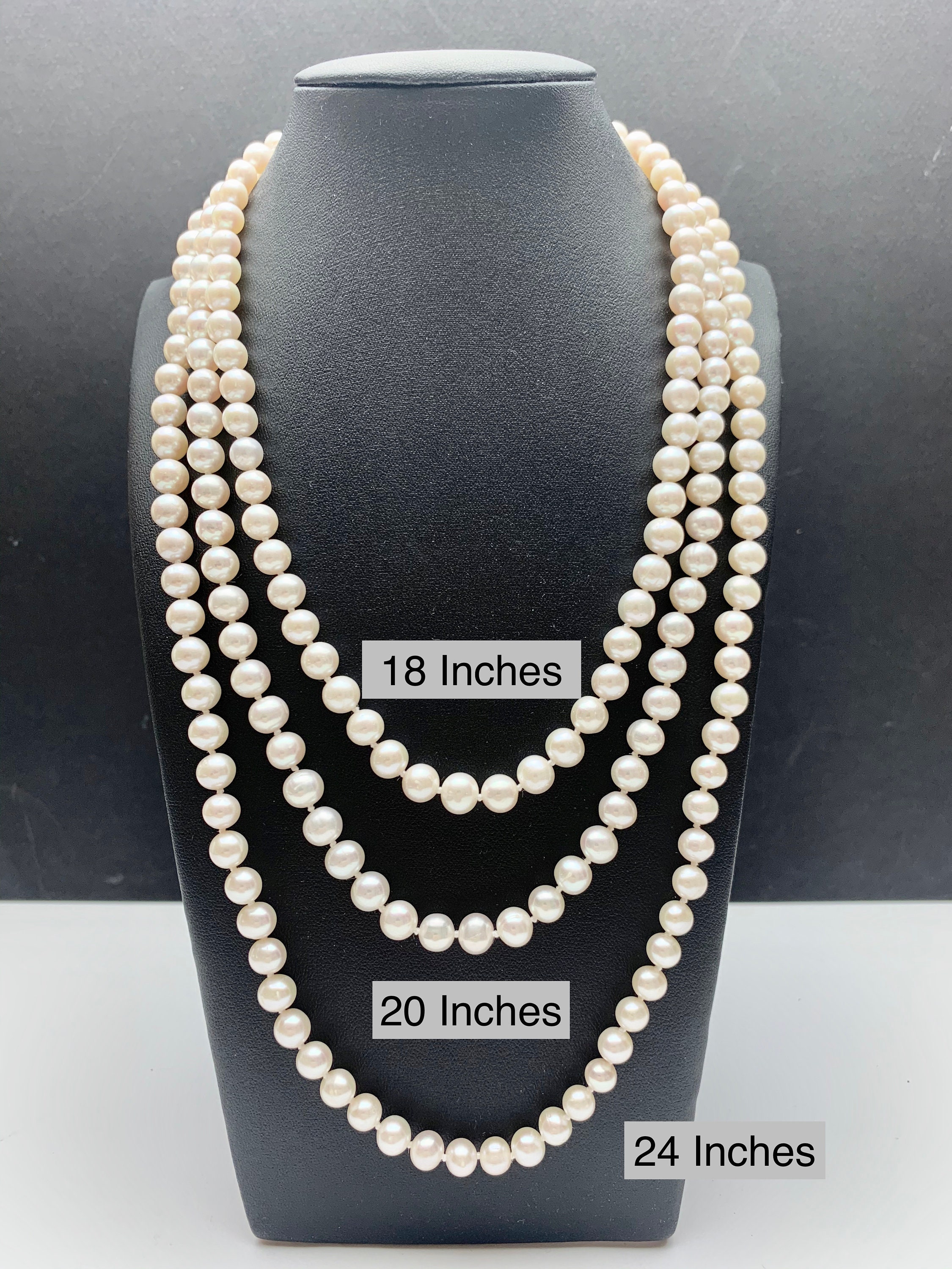 Buy 20 Inch Long Round and Oblong White Mother of Pearl Gemstone Beads  Beaded Necklace Jewelry V455-20 Online in India - Etsy