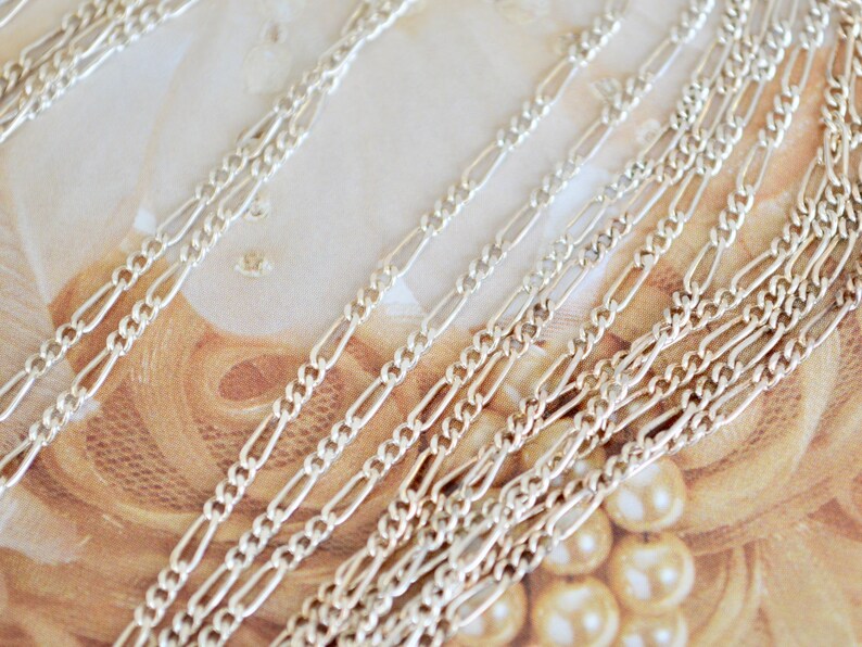 16 and 18 inch .925 Sterling Silver Chain Solid Sterling Silver Finding Chain #882