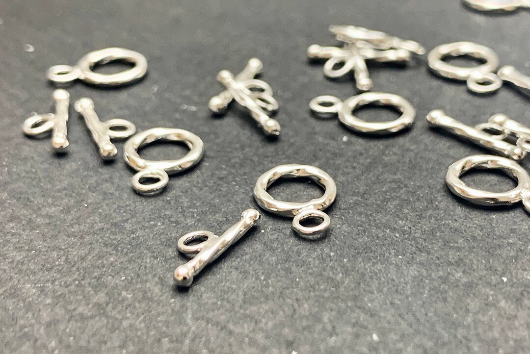 8 Mm 925 Sterling Silver Toggle Clasp Twisted Sterling Silver Toggle ...