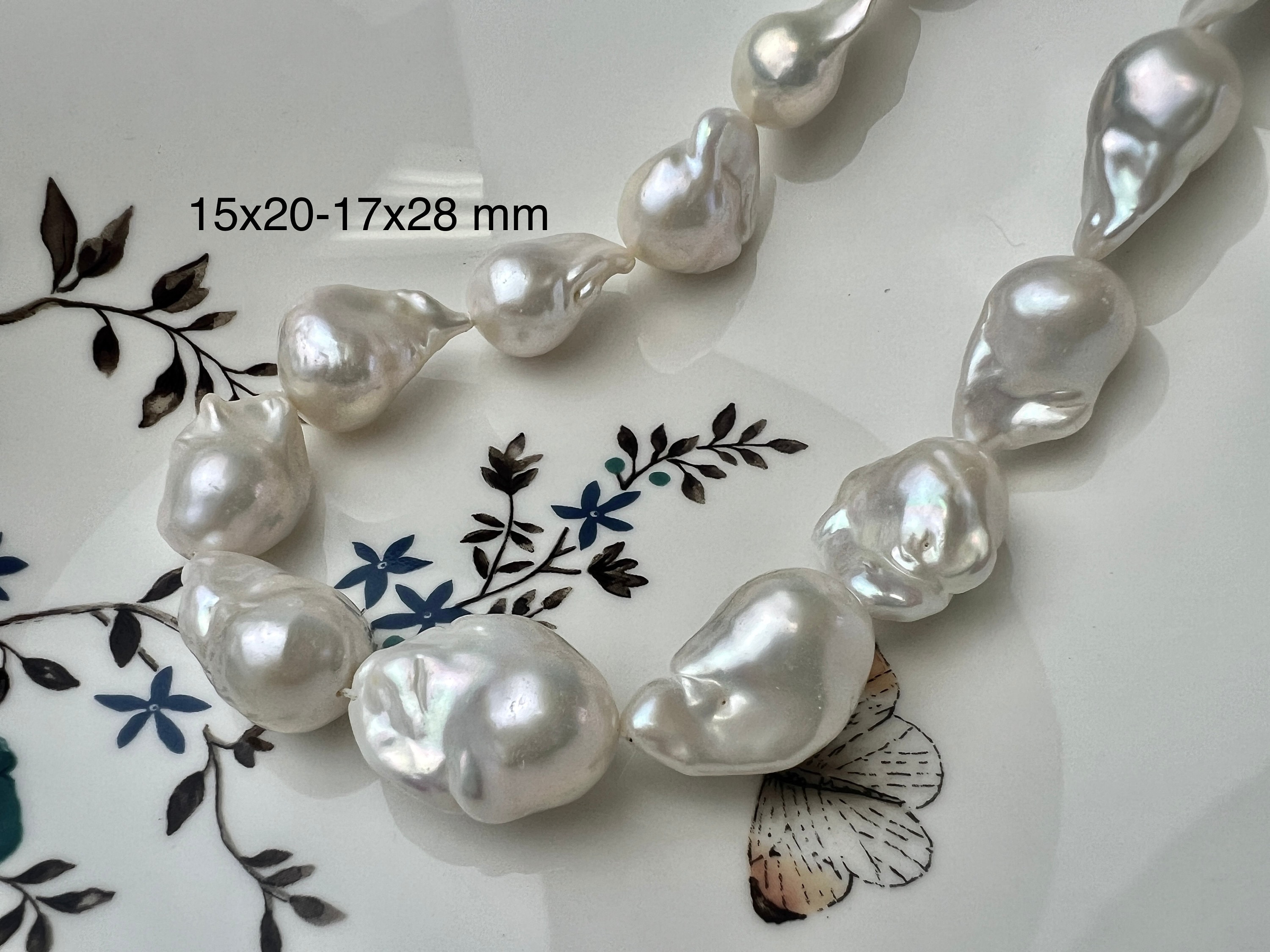 13x16-15x20 Mm AAAA Jumbo Size Freshwater Baroque Pearl Beads