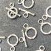 8 Mm 925 Sterling Silver Toggle Clasp Twisted Sterling Silver Toggle ...