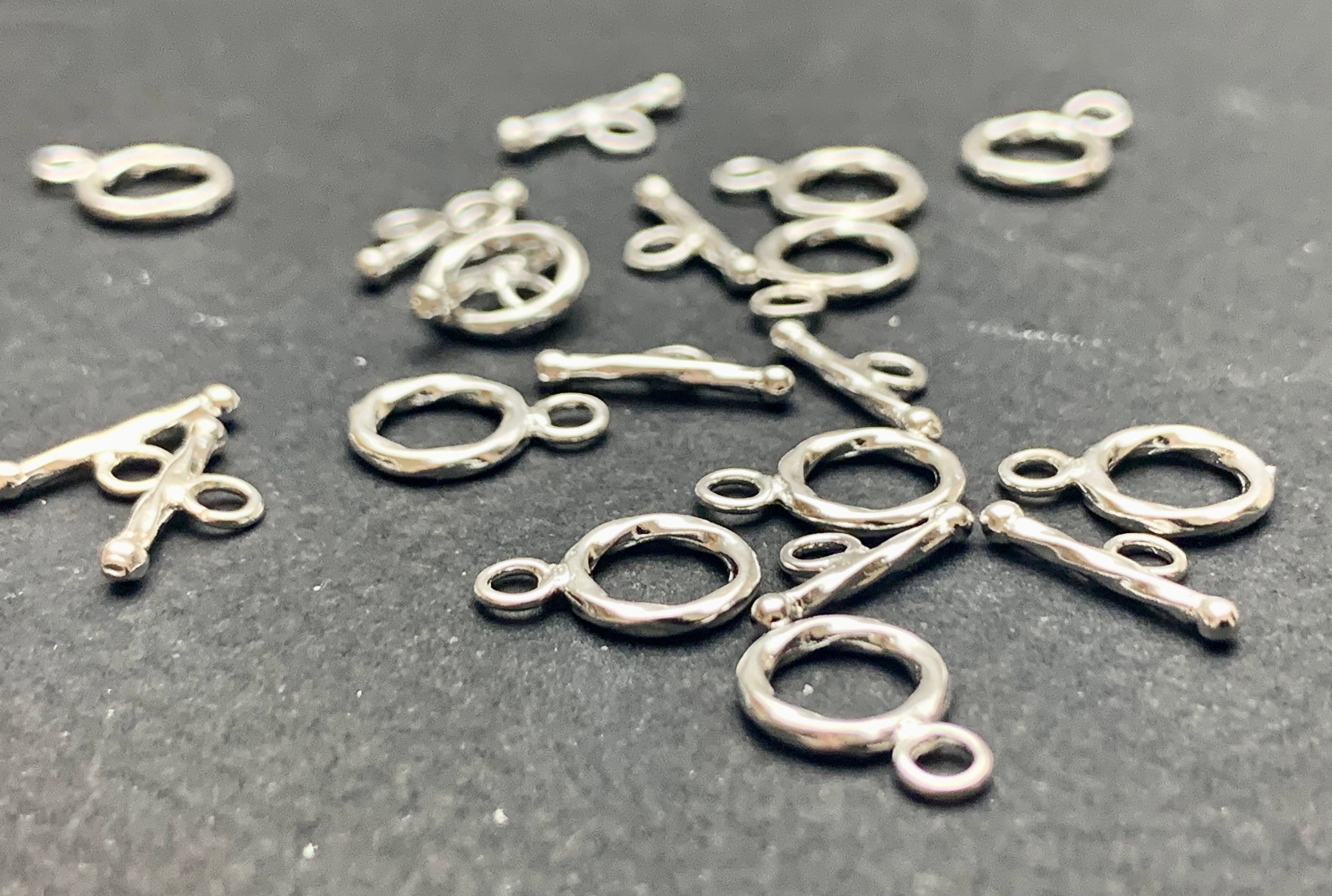 8 Mm 925 Sterling Silver Toggle Clasp Twisted Sterling Silver - Etsy