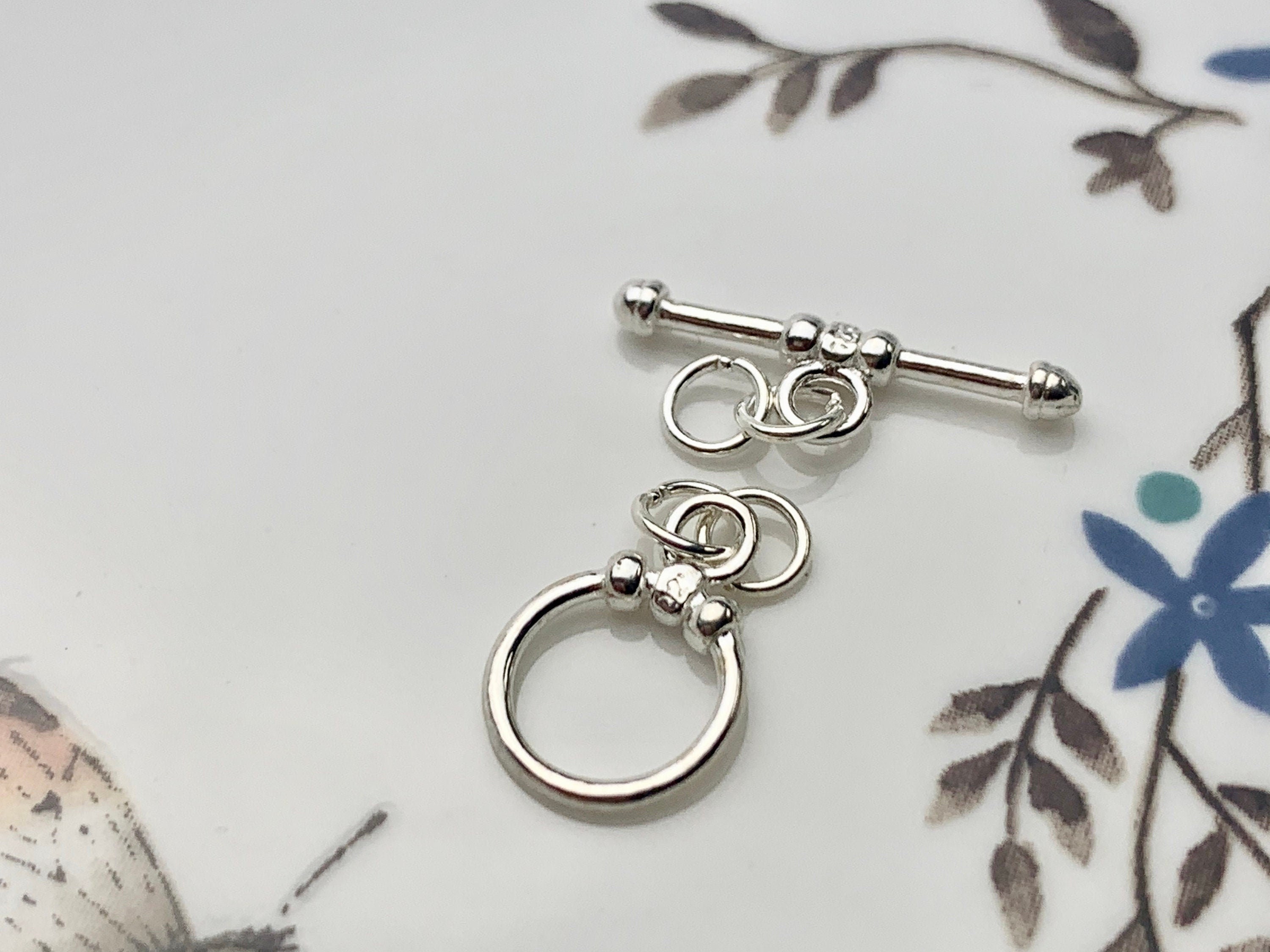 Multi-shape Toggle Clasp in 925 Sterling Silver Wholesale DIY Jewelry  Making Supplies