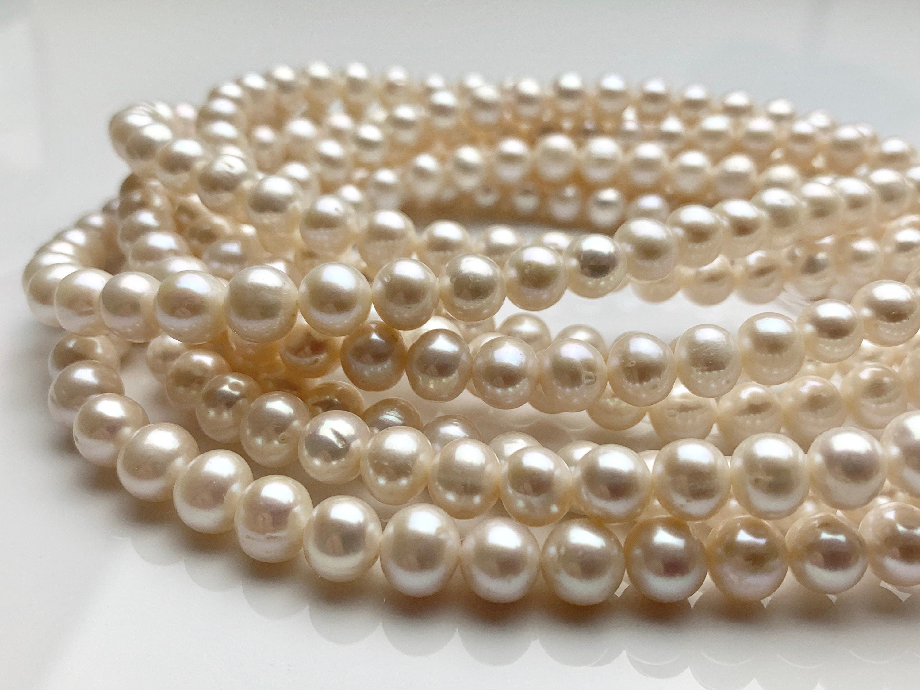  Eswala Pearls Beads for Jewelry Making 100pcs 8-9mm