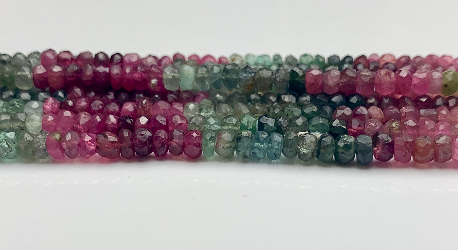 Pietra Preziosa Rondella Naturale Sfaccettata 2x4 Mm Abaco