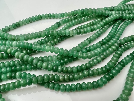 Natural Green Aventurine 6mm 8mm Rondelle Beads