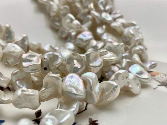  Natural Colorful Freshwater Pearl Beads Irregular