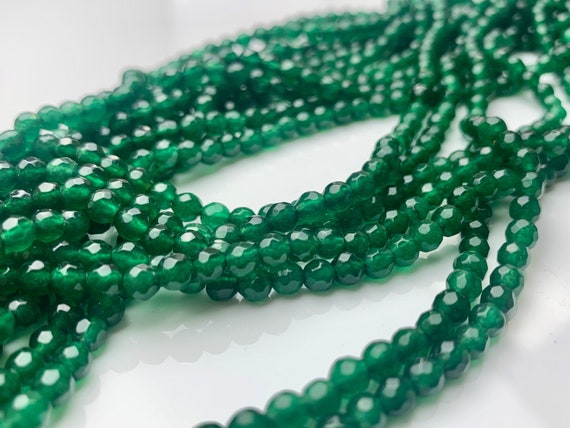 Green Mix Dyed Jade Round Bead Strand, Hobby Lobby