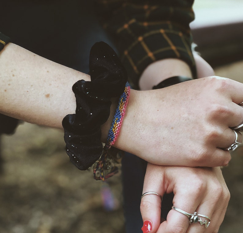 Pink Blue Sunset Waves Woven Friendship Bracelet Orange Bracelets Jewelry Valresa Com