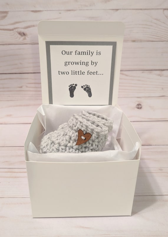 Baby announcement parents hot sale