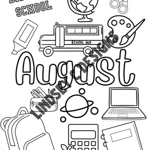 Year Long Coloring Page Bundle