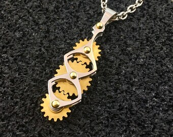 Infinite Hourglass 2 | Large Articulating Pendant
