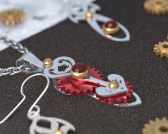 Cupid's Arrow 3 with Red Garnet | Pendant