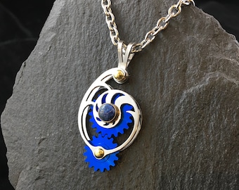 Fibonacci 2 & Lapis | Pendant