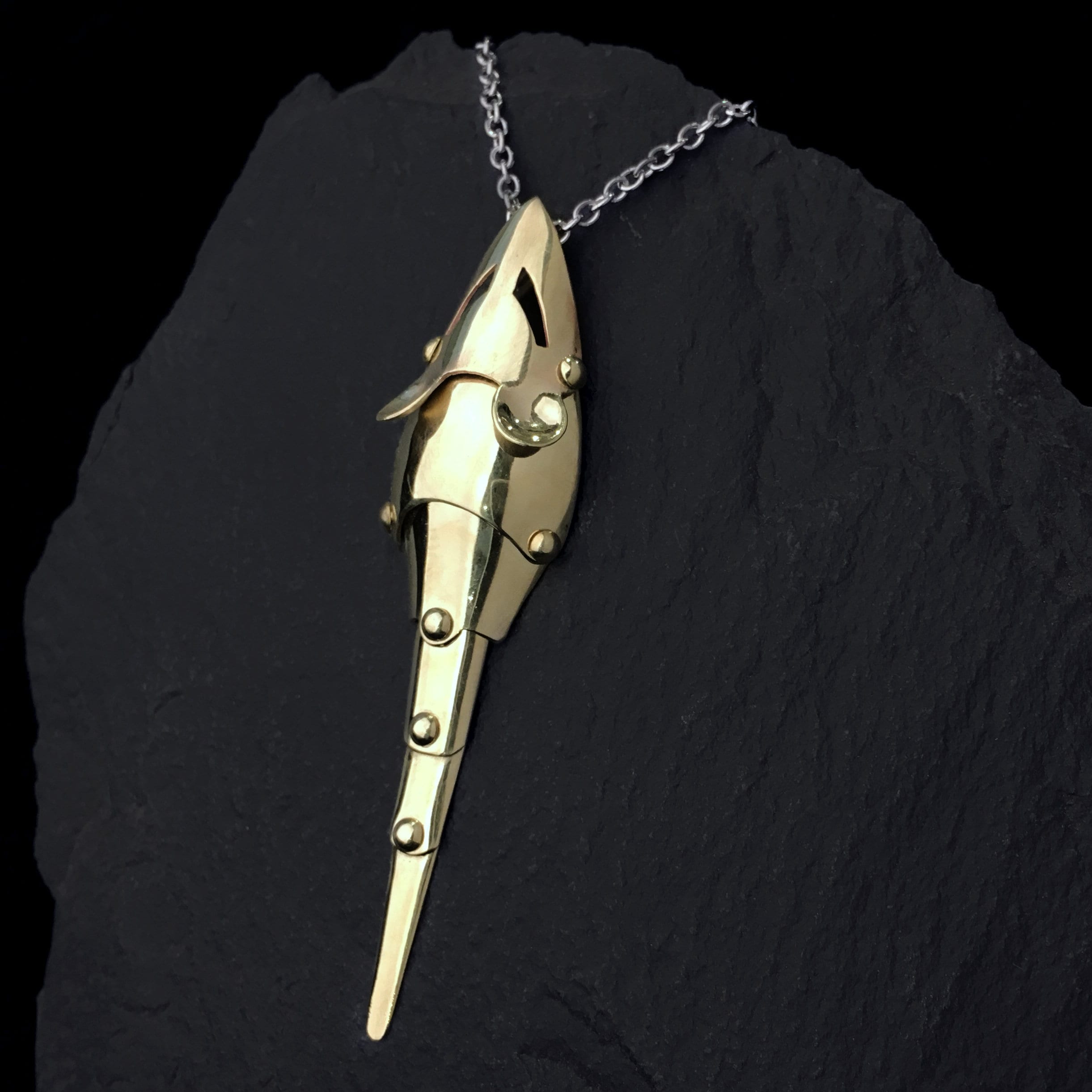 Signed Mouse Armor Pendant | Jeff De Boer - Etsy