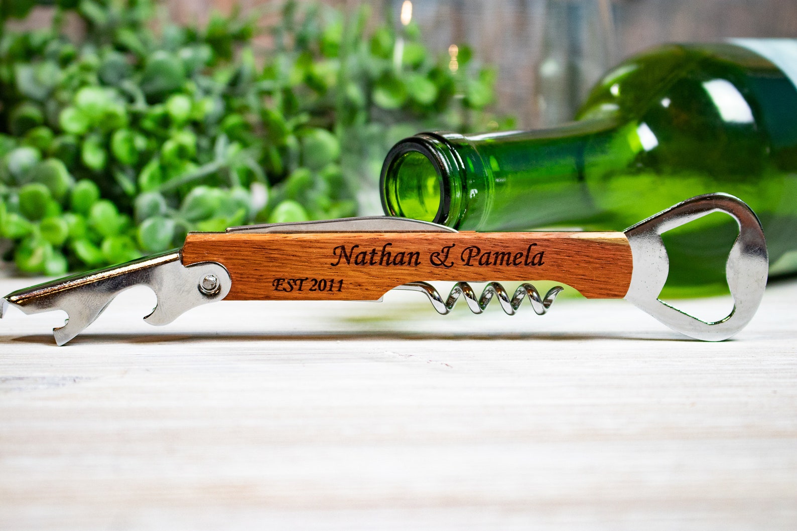 Bulk Personalized Corkscrew Wedding Favors Wine Opener Etsy