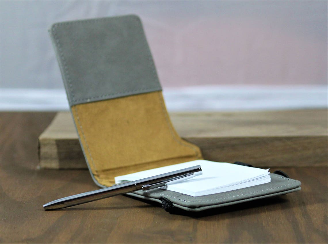 Personalized Leather Notepad Engraved Notepad Personalized Etsy