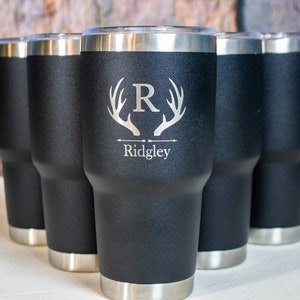 Custom Engraved Stainless Tumbler, Personalized Stainless Tumbler, Groomsman Gift, Best Man Gift image 4