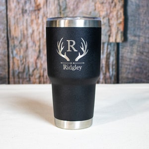 Custom Engraved Stainless Tumbler, Personalized Stainless Tumbler, Groomsman Gift, Best Man Gift image 3