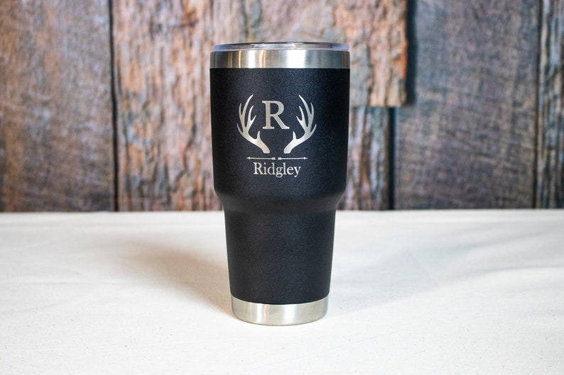 Custom Engraved Stainless Tumbler, Personalized Stainless Tumbler, Groomsman Gift, Best Man Gift image 3