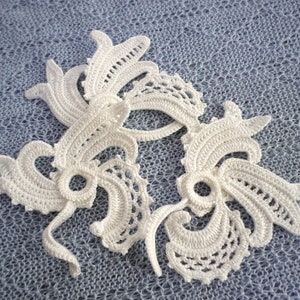 Irish crochet flower wedding decor