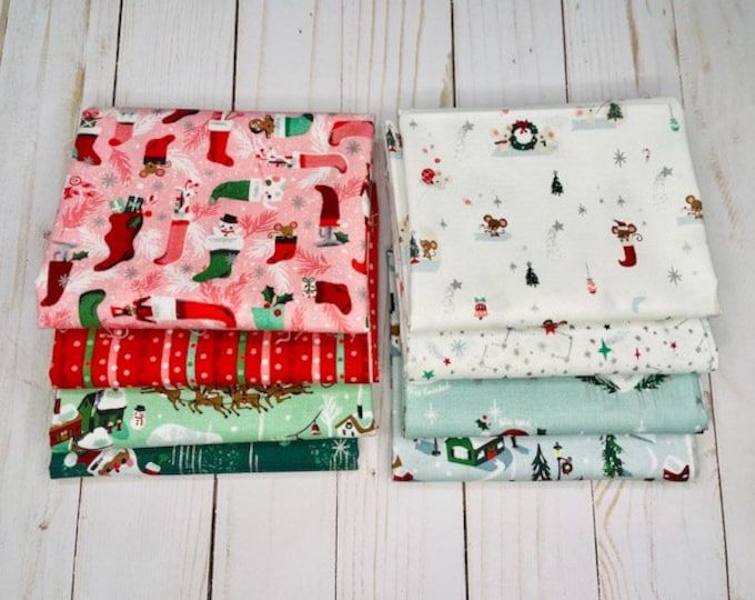 Twas by Jill Howarth for Riley Blake Fat Quarter Mini Bundle - Etsy