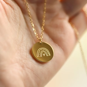 Rainbow Necklace ∙ Miscarriage Gift ∙ Rainbow Baby Jewelry Gift ∙ Miscarriage Necklace Gift after Loss ∙ Meaningful Necklace Gift for Her
