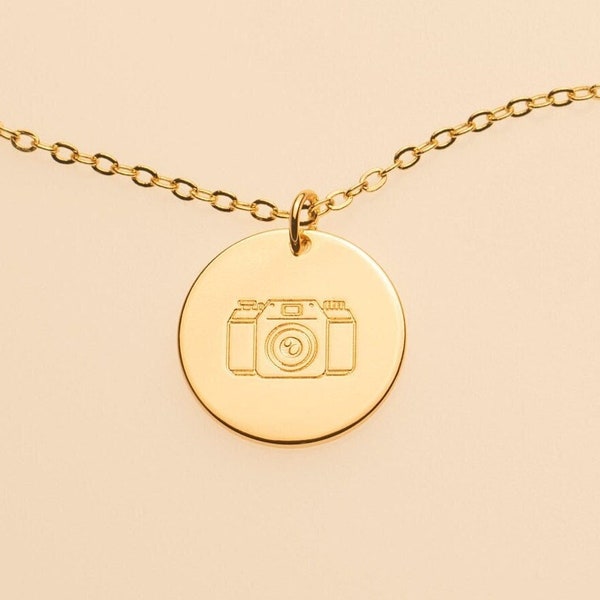 Collier cadeau pour photographe, bijoux pour amoureux de la photographie