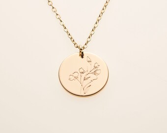 Sweet pea flower necklace deals