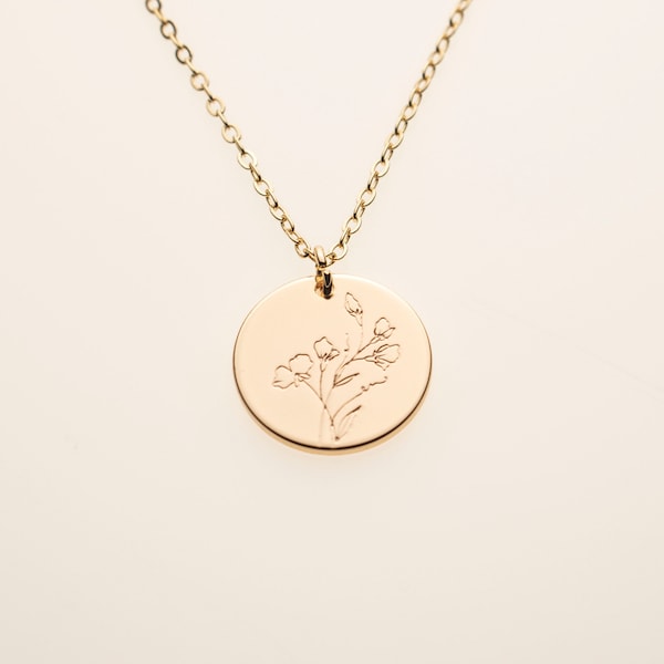 Süße Erbsen Kette ∙ April Geburt Blume Halskette ∙ Süße Erbsen Blume Schmuck ∙ April Geburtstag Geschenk ∙ Geburt Blume Schmuck Geschenk für Frauen