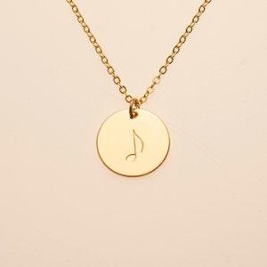 Musical Note Music Lover Gift for Singer Pendant Necklace