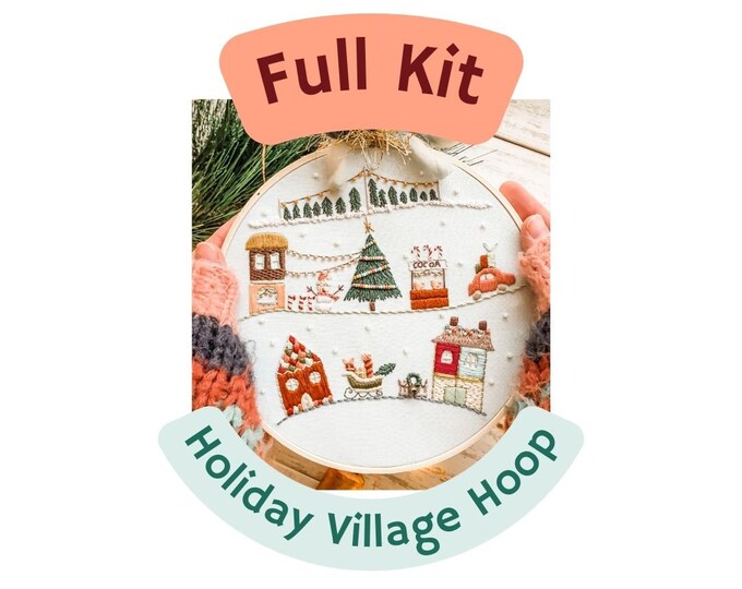 Holiday Village Kit Full Kit DIY Kit Intermediate Hand Etsy