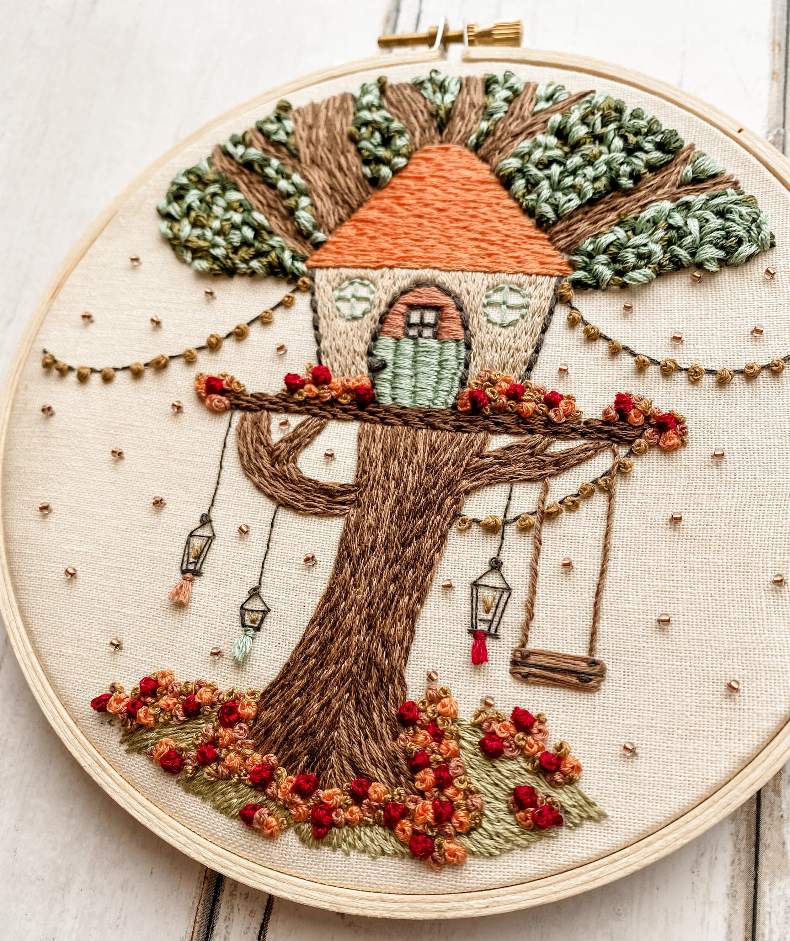 Perfect Perch PDF Pattern- Instant Download - Hand Embroidery Pattern ...