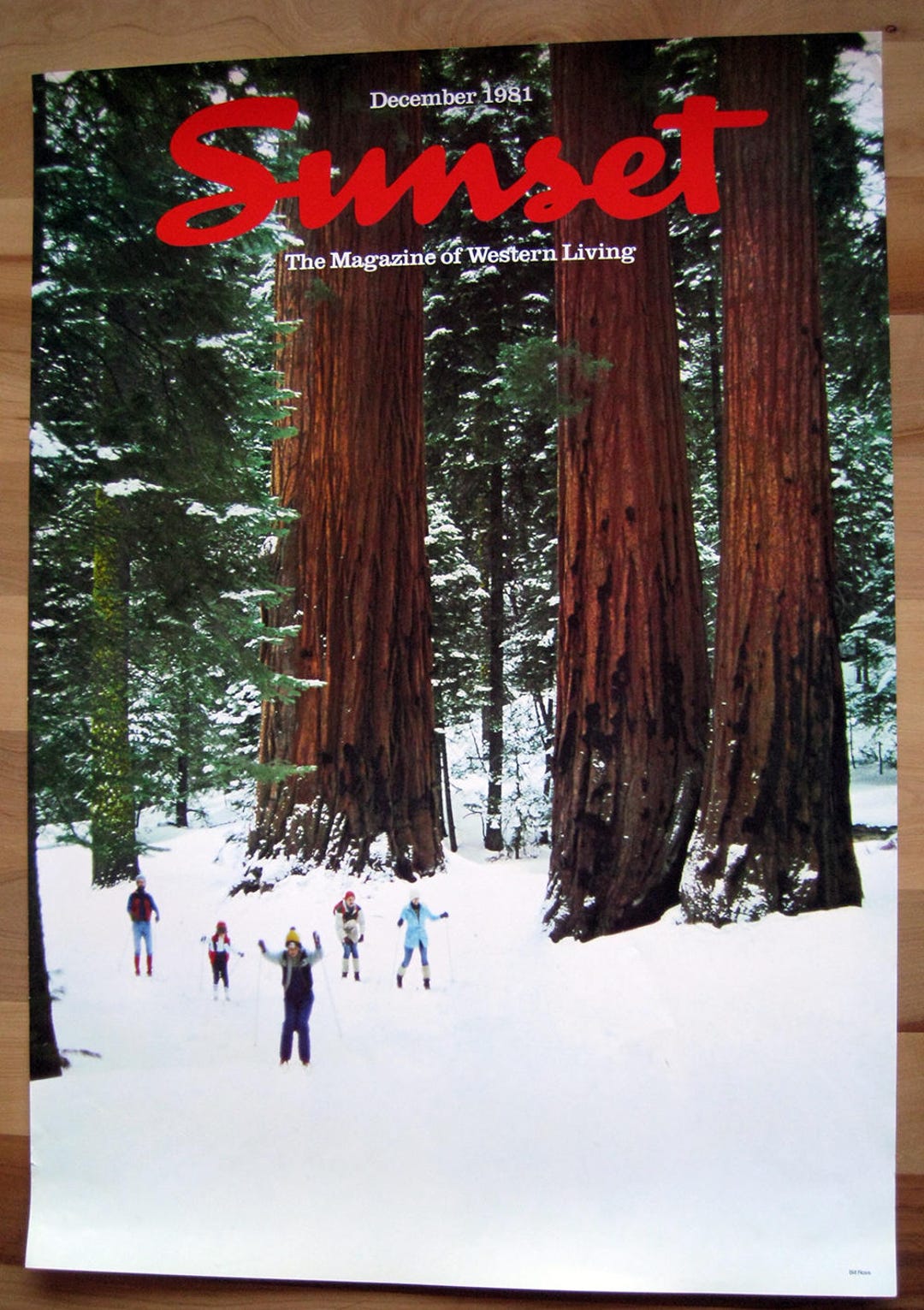 Sunset Magazine Large Paper Poster, December 81, New Old Stock, - Etsy