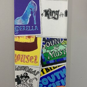 Rodgers and Hammerstein playbill painting