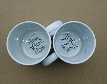 2 Custom Coffee Mugs, Personalization Mug