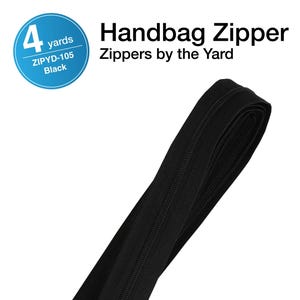 ByAnnie 4 Yard Handbag Zipper Pack with 16 Extra Large Zipper Pulls